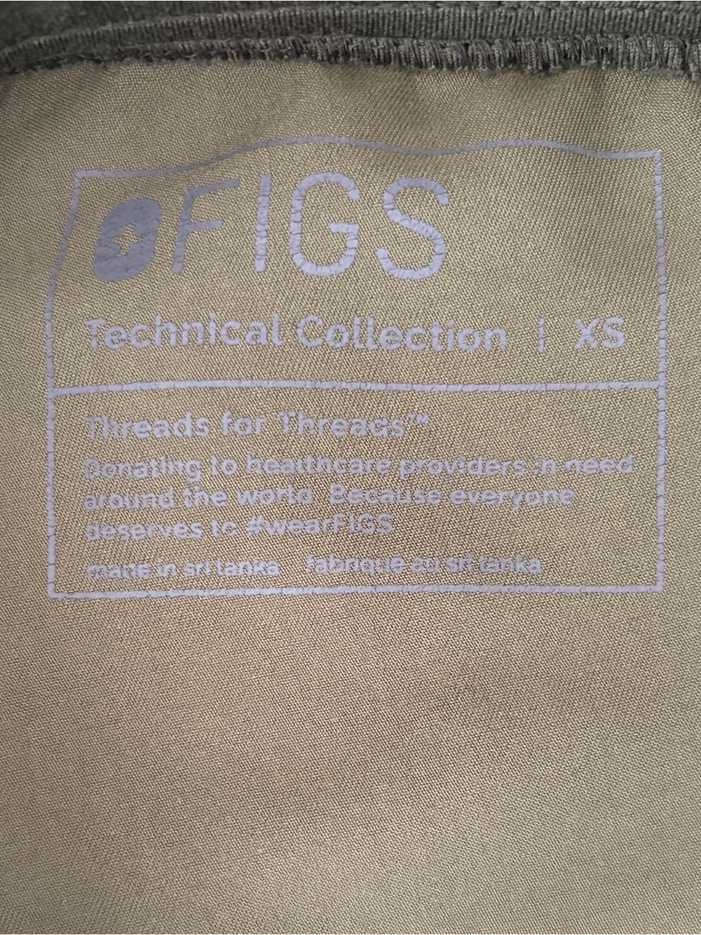 FIGS Limited Edition Women's Moss/Olive Green Zamora Jogger Scrub Pants Size XS - Picture 3 of 7